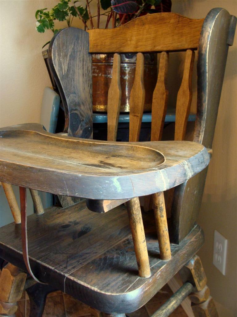 Vintage high chair tray clearance